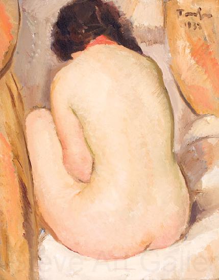 Nicolae Tonitza Nud cu spatele Spain oil painting art